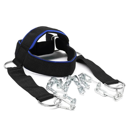 Head Neck Training Head Harness Weight Bearing Cap Body Strengh Adjustable Exercise Strap Neck Muscle Power Training Gym Fitness